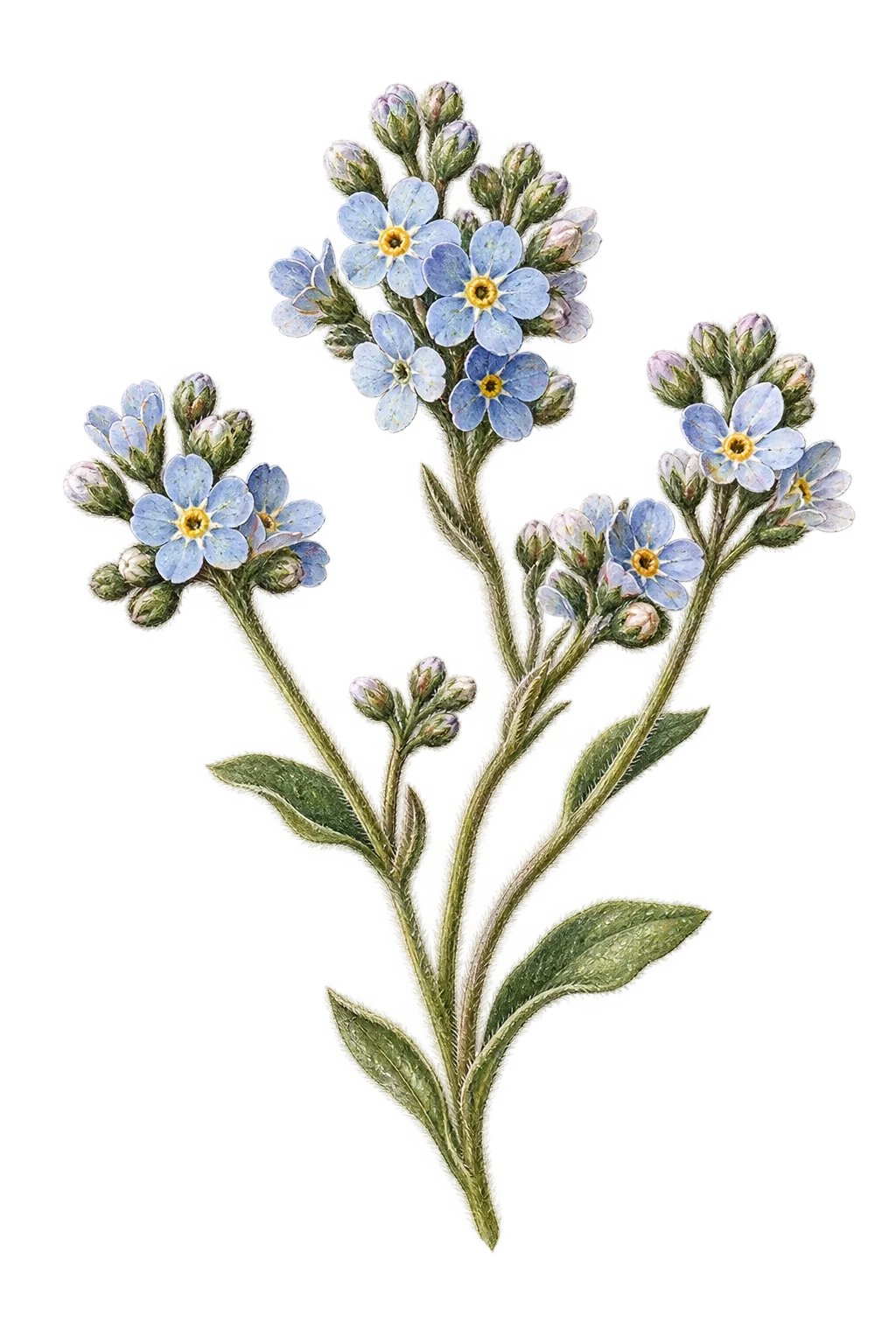 Botanical artwork associated with dentnut cryptantha (Oreocarya depressa (M.E.Jones) J.F.Macbr.)