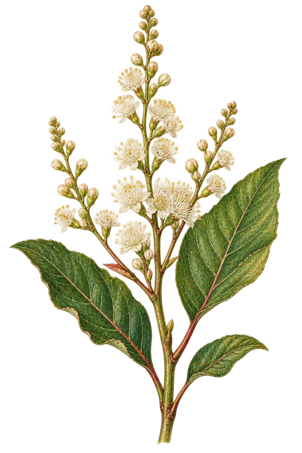 Botanical artwork associated with Alabama croton (Croton alabamensis E.A.Sm. ex Chapm.)