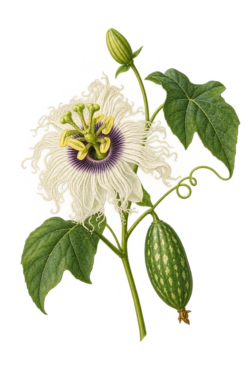 Botanical artwork associated with cucubano de vieques (Guettarda odorata (Jacq.) Lam.)