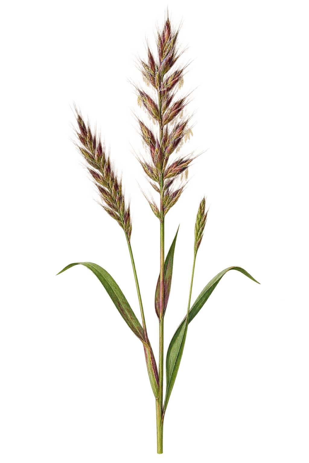 Botanical artwork associated with cutthroat grass (Coleataenia abscissa (Swallen) LeBlond)