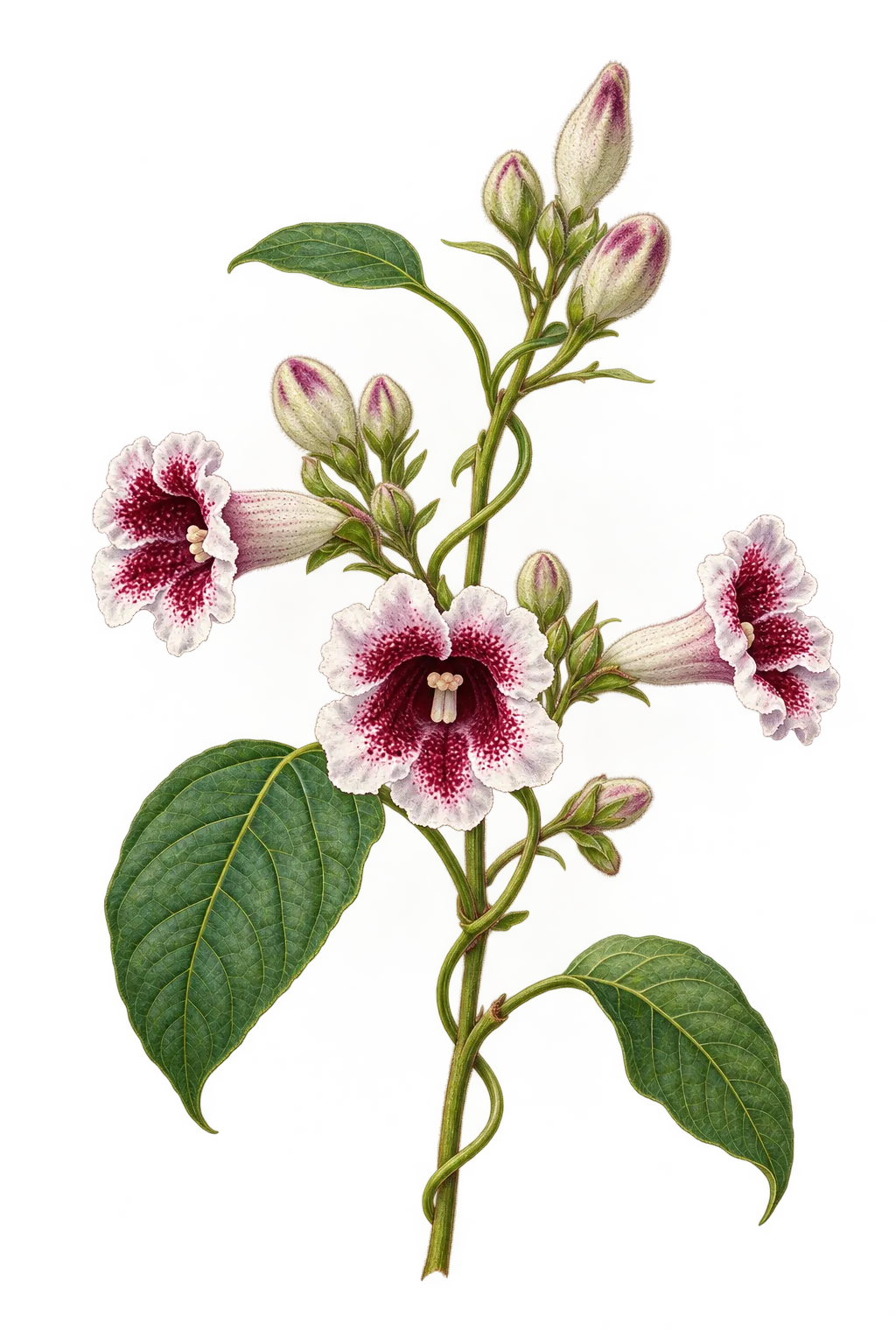 Botanical artwork associated with yerba de peo (Porophyllum leiocarpum (Urb.) Rydb.)