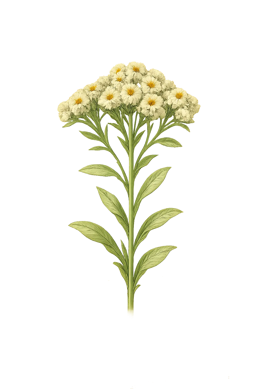 Botanical artwork associated with Arizona cudweed (Pseudognaphalium arizonicum (A.Gray) Anderb.)