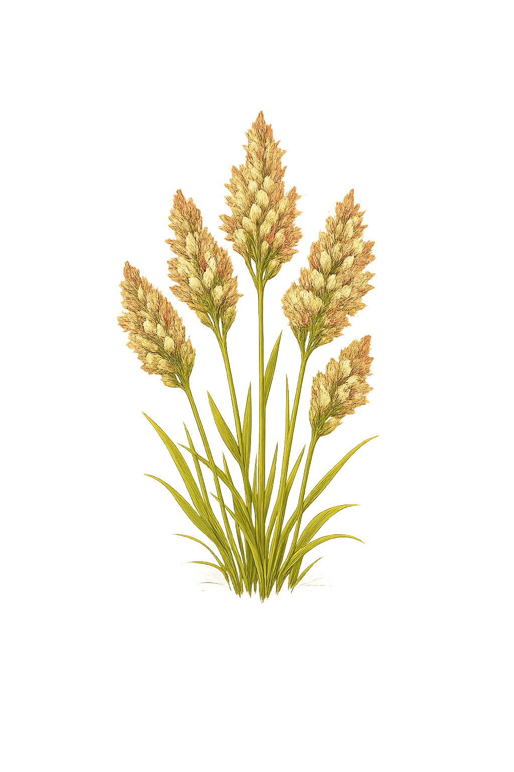 Botanical artwork associated with pucciphippsia (×Pucciphippsia Tzvelev)
